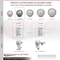 Service Caster 3.5 Inch Gray Polyurethane Wheel Swivel 3/4 Inch Square Stem Caster Set SCC SCC-SQ20S3514-PPUB-GRY-34-4 - alternate 1